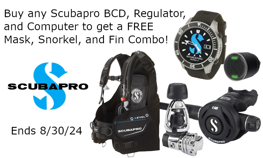Scubapro Free MFS Combo with Purchase of BCD, Regulator, and Computer