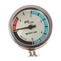 Mares SPG52 Pressure Gauge with 15cm Hose PSI