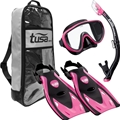 Tusa Serene Mask Snorkel Fin Travel Set