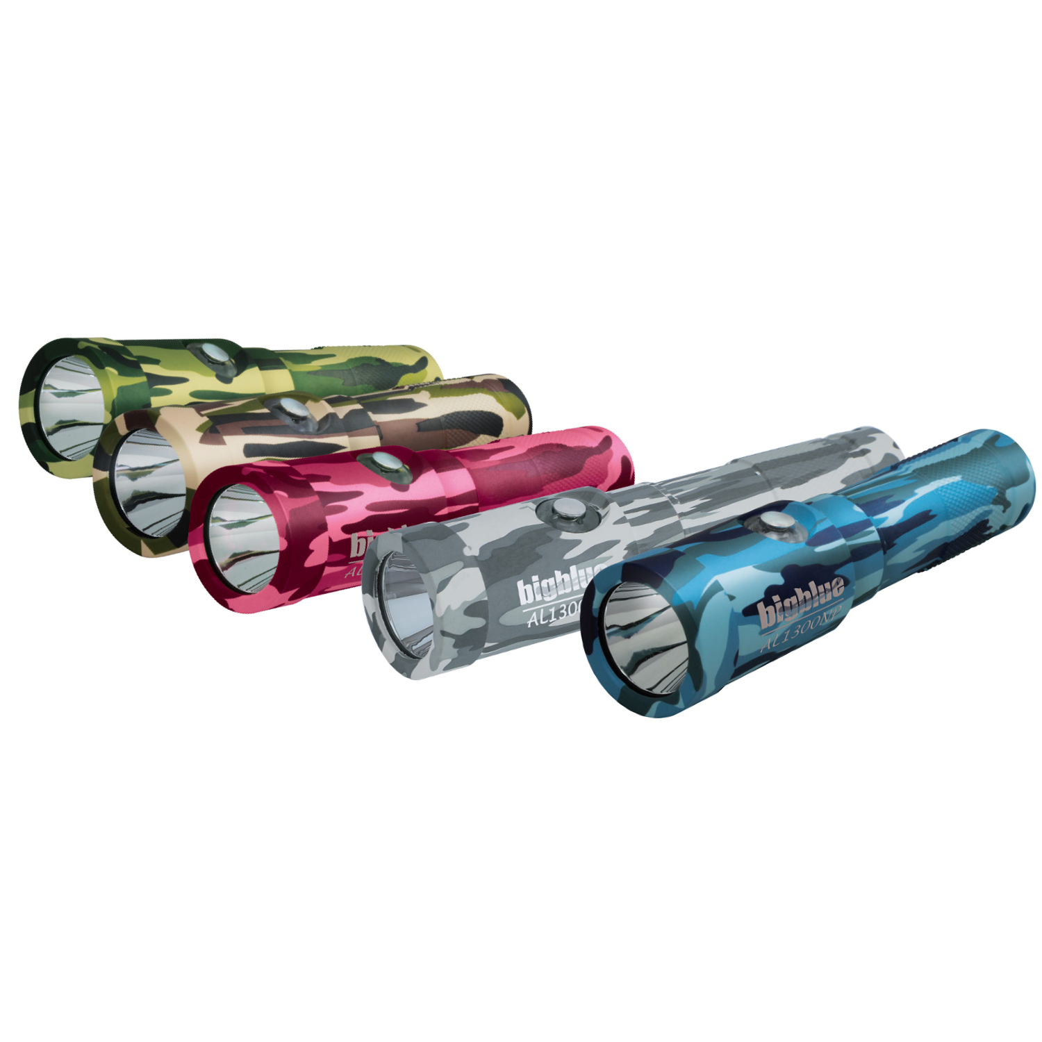 Bigblue Special Edition Camouflage 1200 Lumen Narrow Beam Dive Light