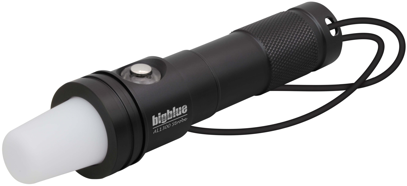 Bigblue 1300 Lumen Strobe with Blue Green Red Flash