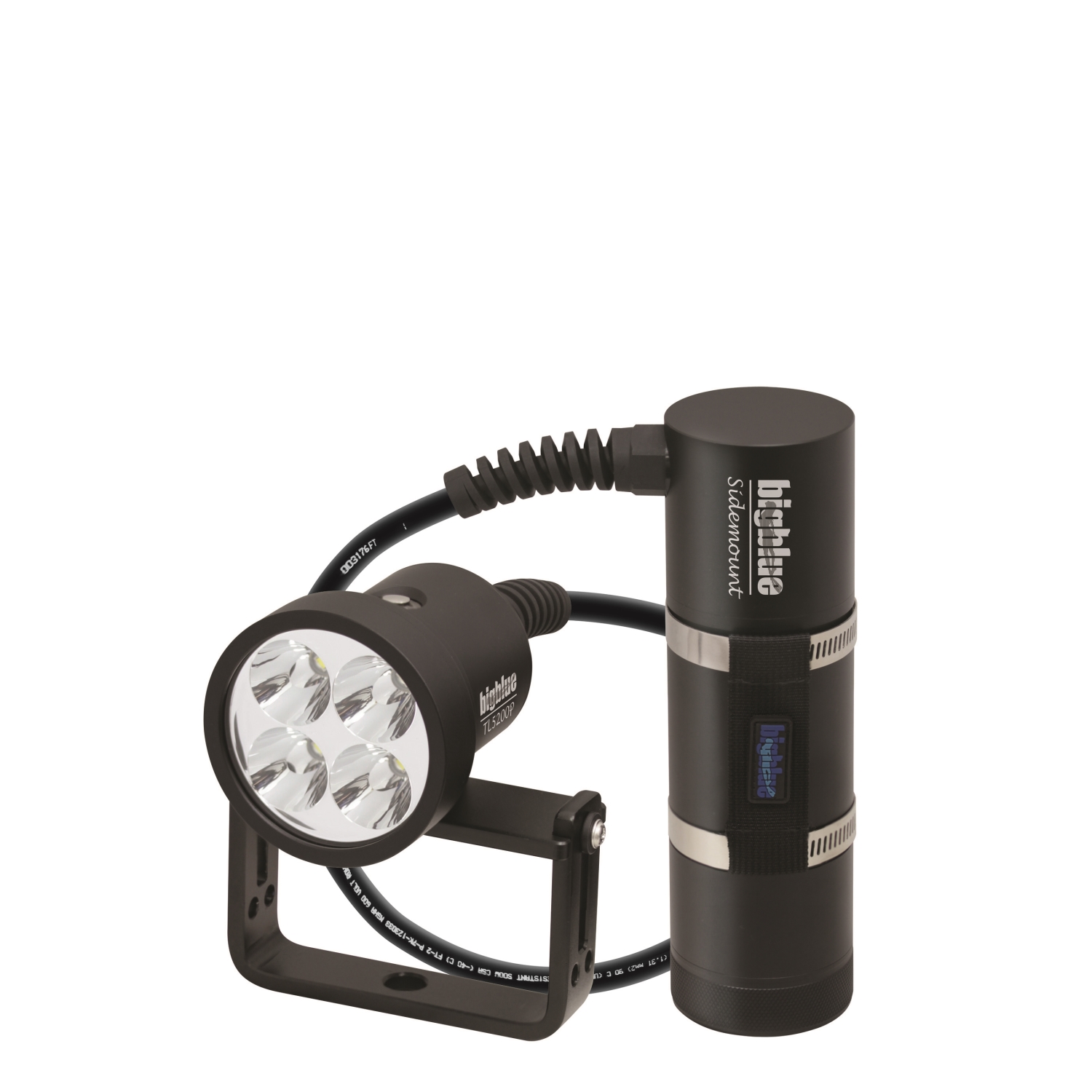 Bigblue Sidemount 5200 Lumen Narrow Beam Cave and Tech Light