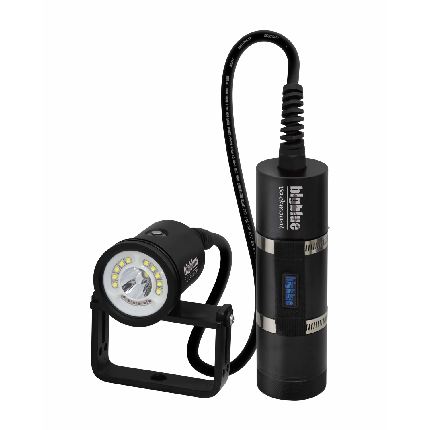 Bigblue 9000 Lumen Dual Beam Back Mount Video and Tech Light