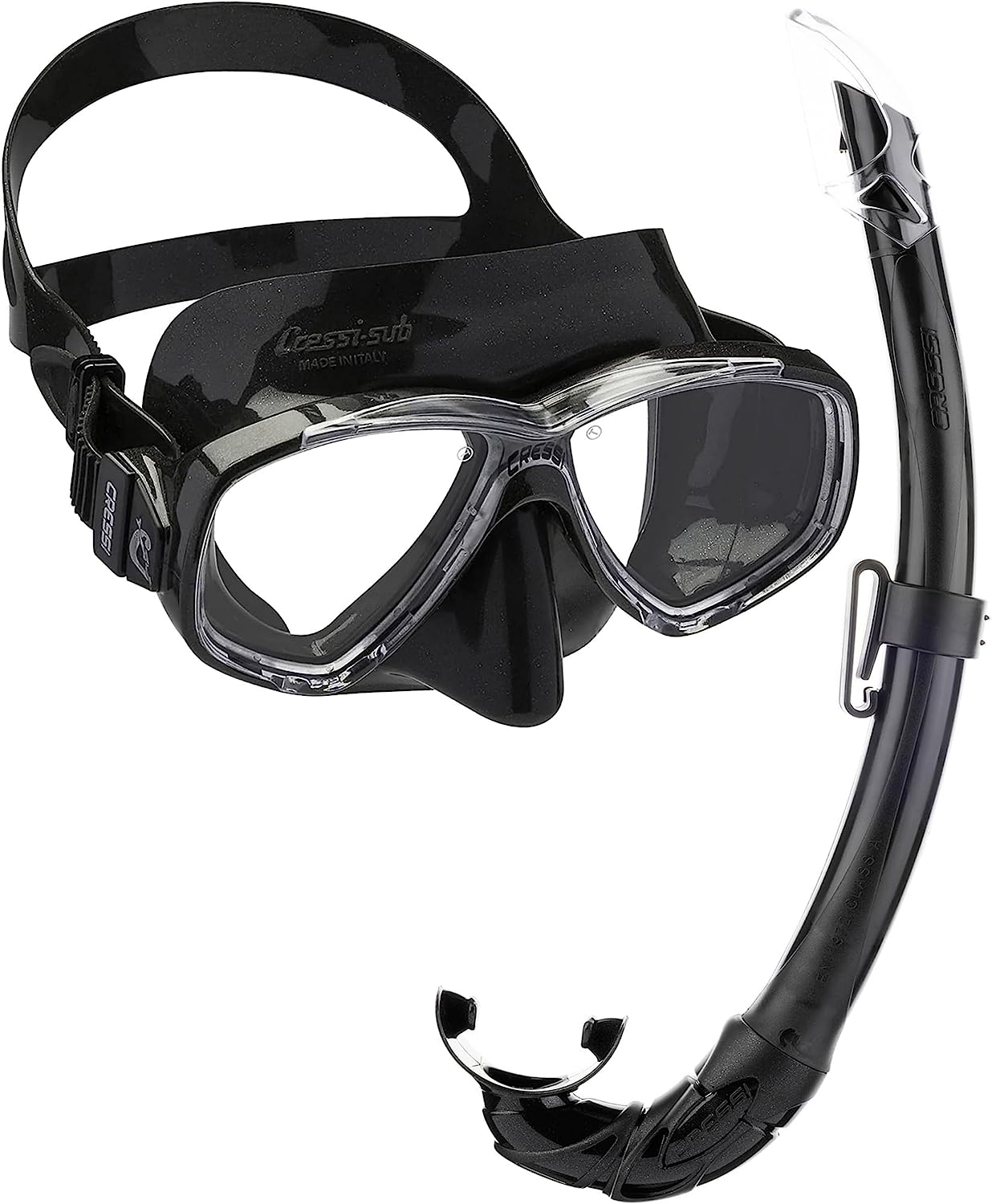 Cressi Perla Mask and Mexico Snorkel Combo