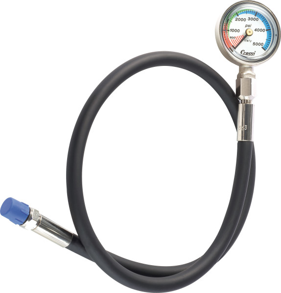 Cressi Pressure Gauge Module with Hose PSI