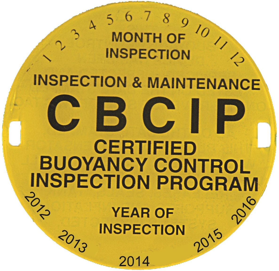 BCD Inspection Tag