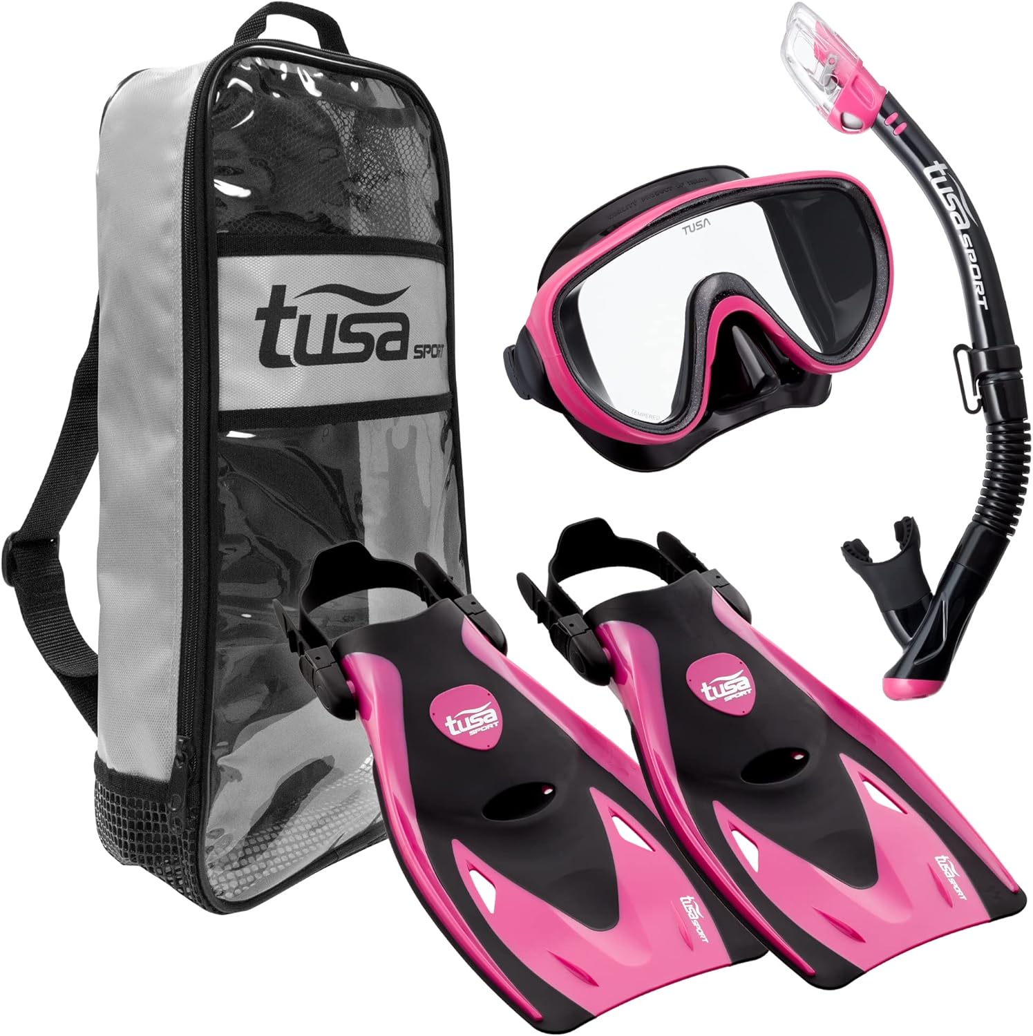 Tusa Serene Mask Snorkel Fin Travel Set