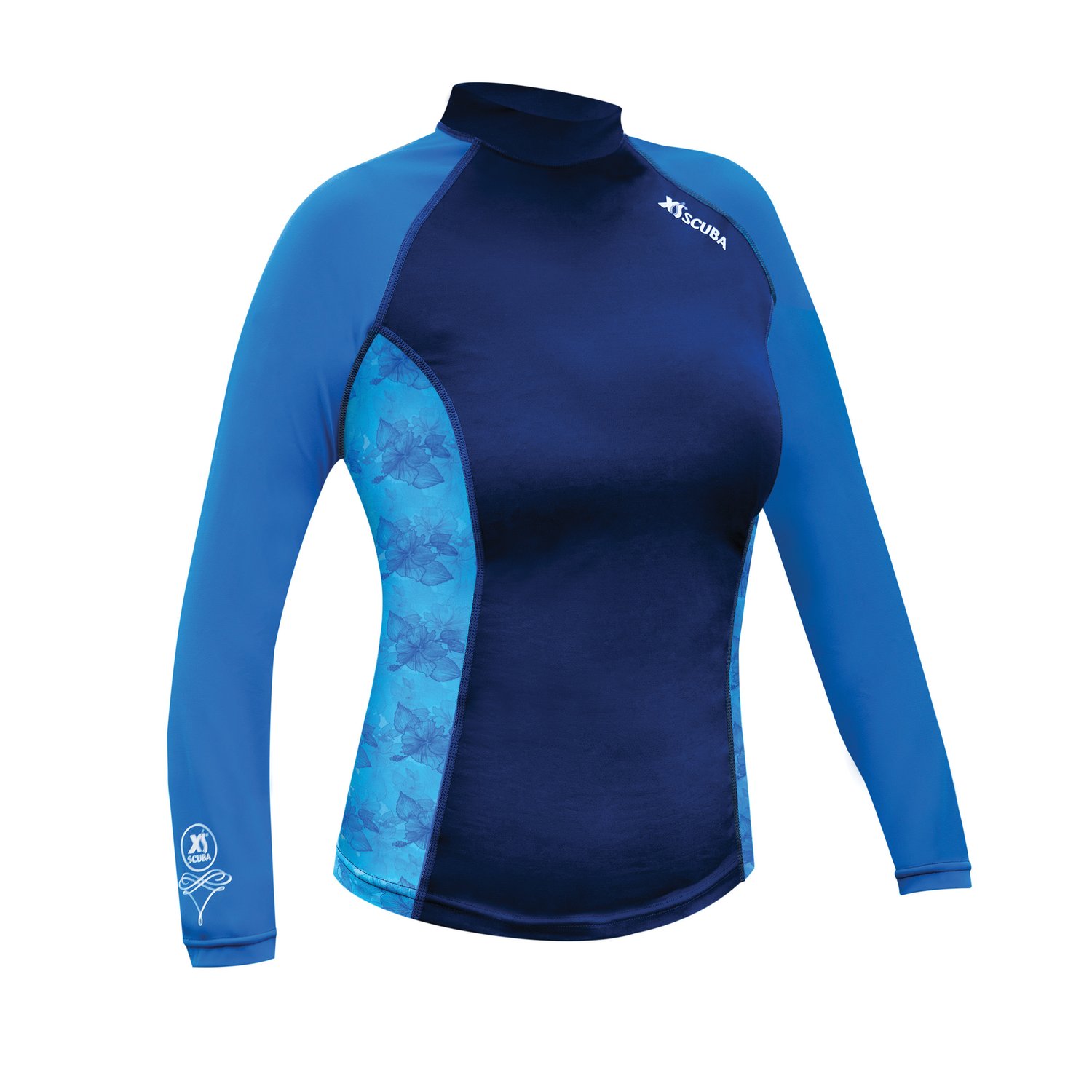 XS Scuba Women&#39;s Hibiscus Rash Guard